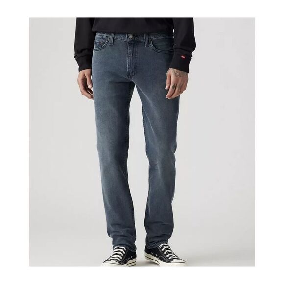 Mens Levis 511 Slim Fit Blue-Gray Wash Mid Rise Pocket Detail Jeans - Sz 38 x 30 - Picture 1 of 4